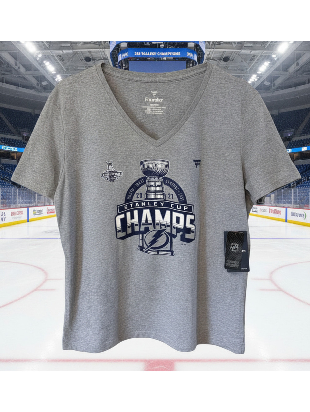 Tampa Bay Lightning - 2021 Stanley Cup Champions - Women's T-Shirt-3XL